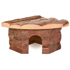 JESPER Eckholzhaus für Hamster 21x10x15/15cm